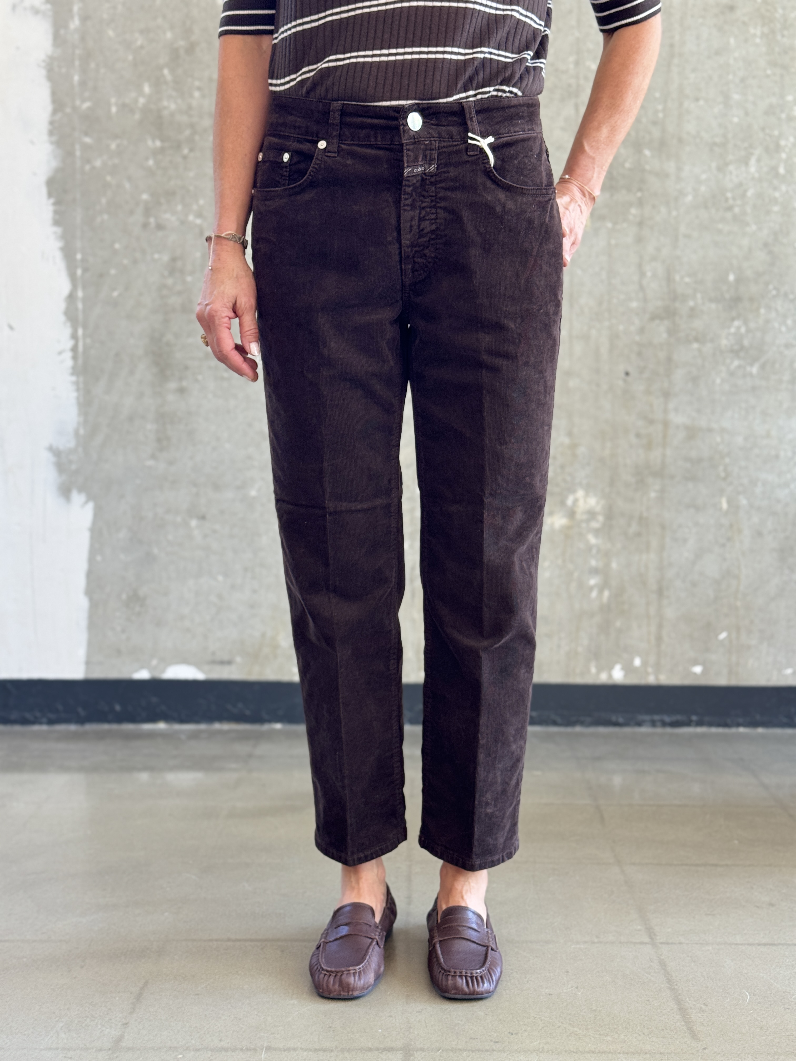 CLOSED Hose MILO braun