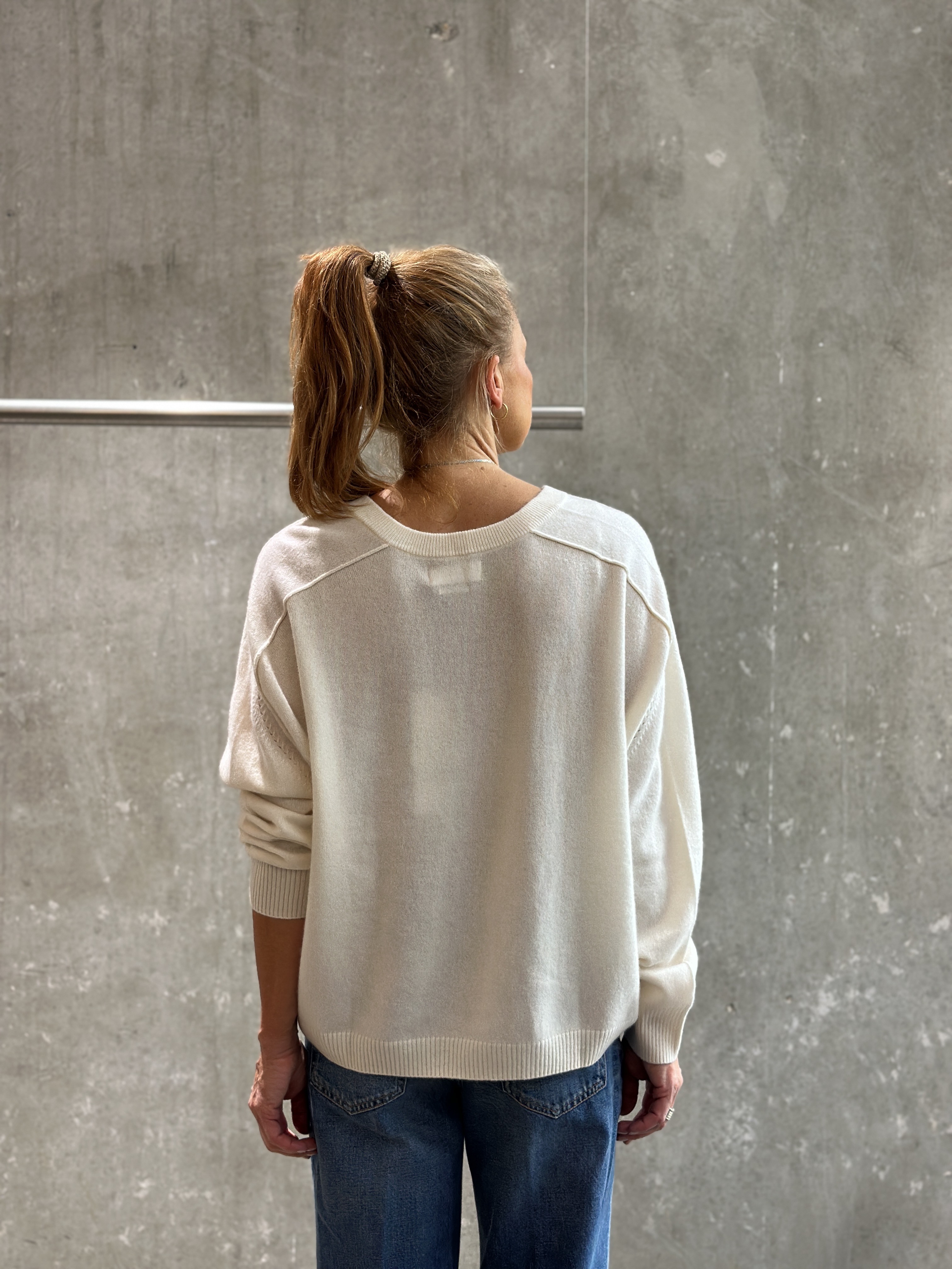 NOT SHY Pullover ecru