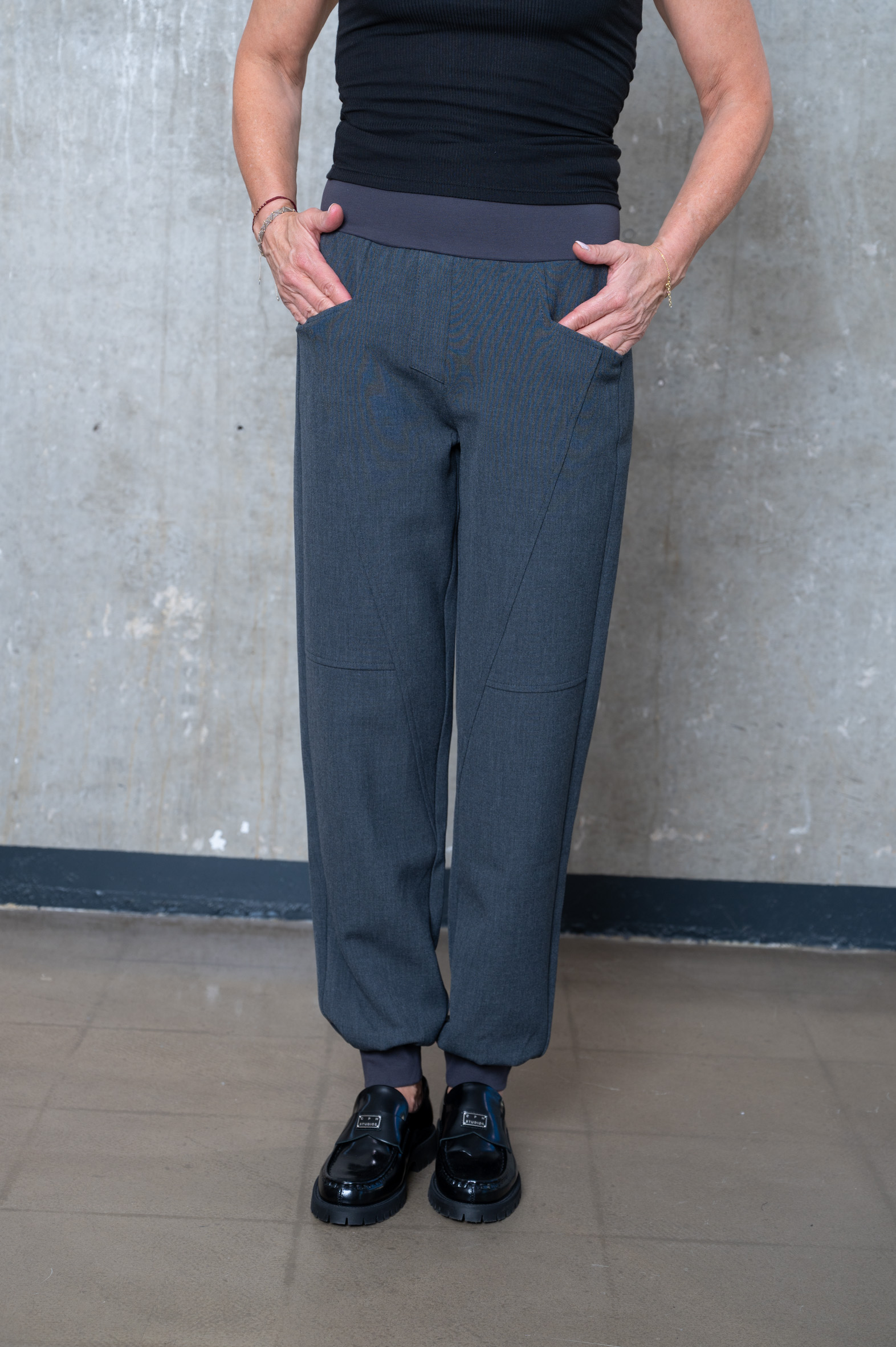 ANIA SCHIERHOLT Hose 3383/69 anthra