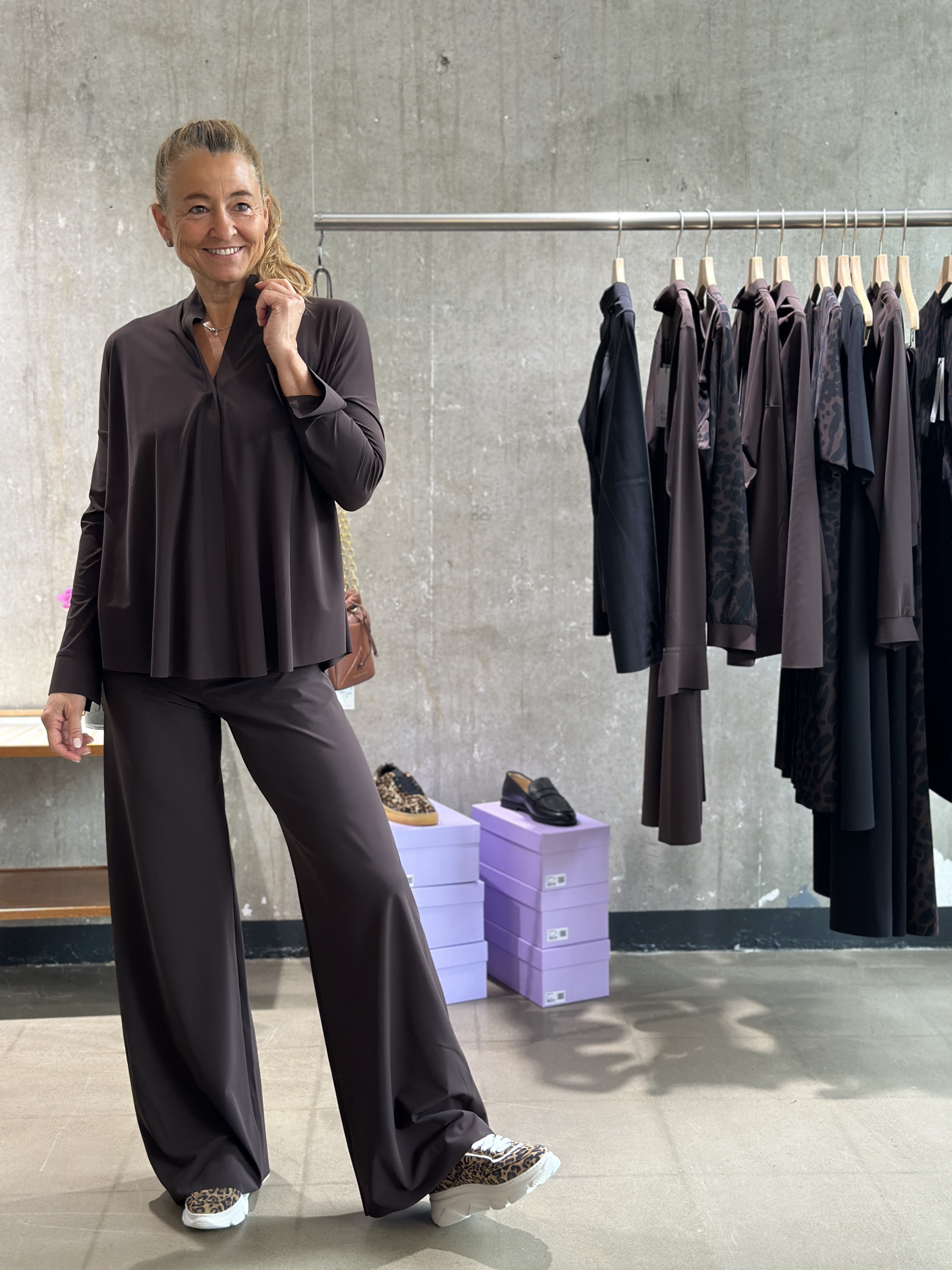 SASSENBACH_Style Hose LENNIE schoko