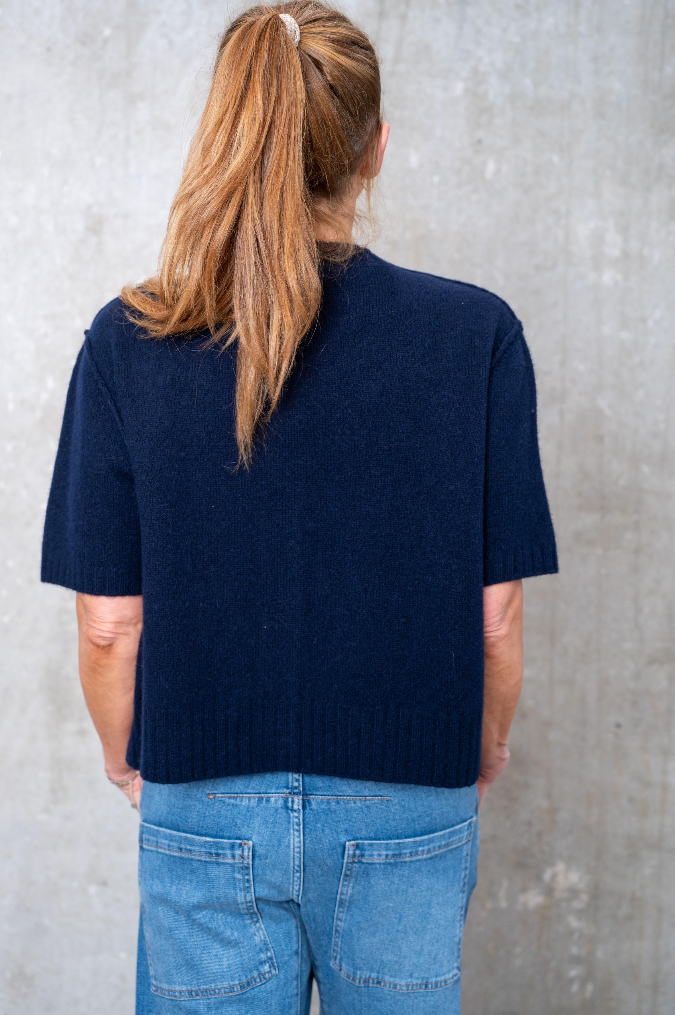 NARLI Kurzarm-Cardigan night