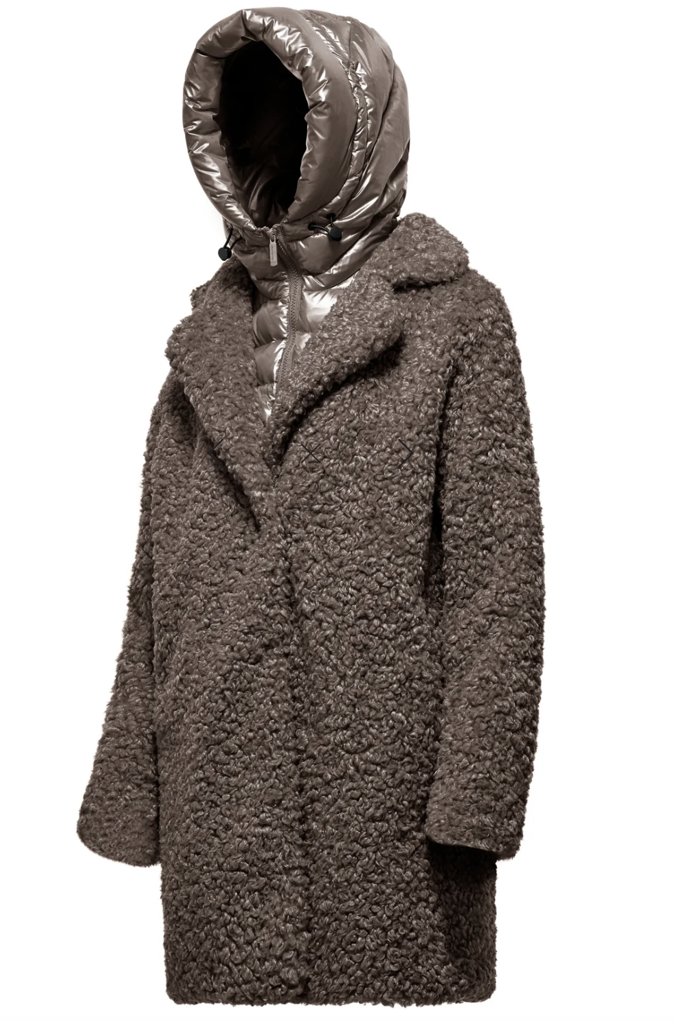 BOMBOOGIE Overcoat urban bronze & schwarz