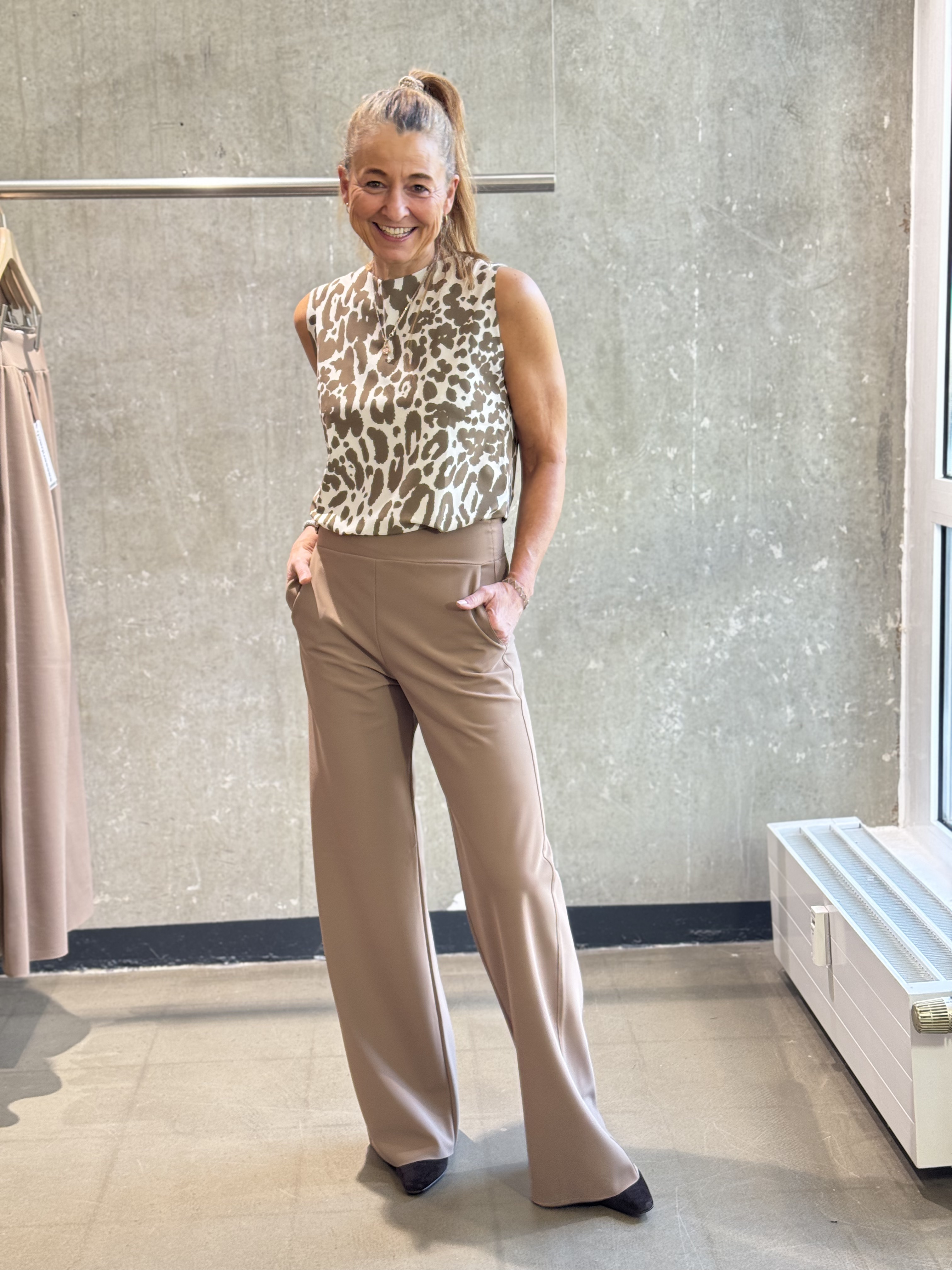 SASSENBACH_Style Hose MARGOT cappuccino