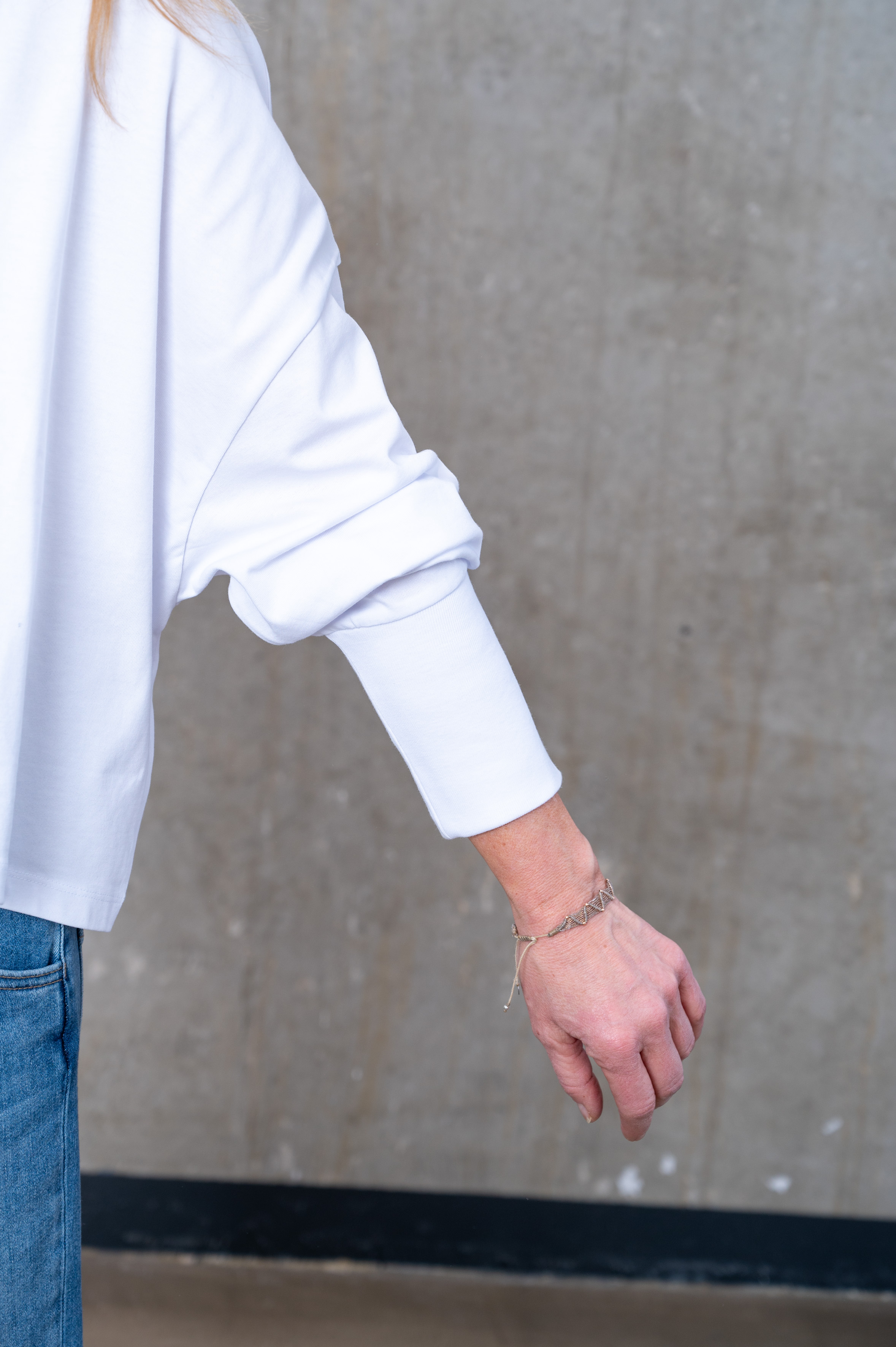 NARLI Shirt Big white & navy