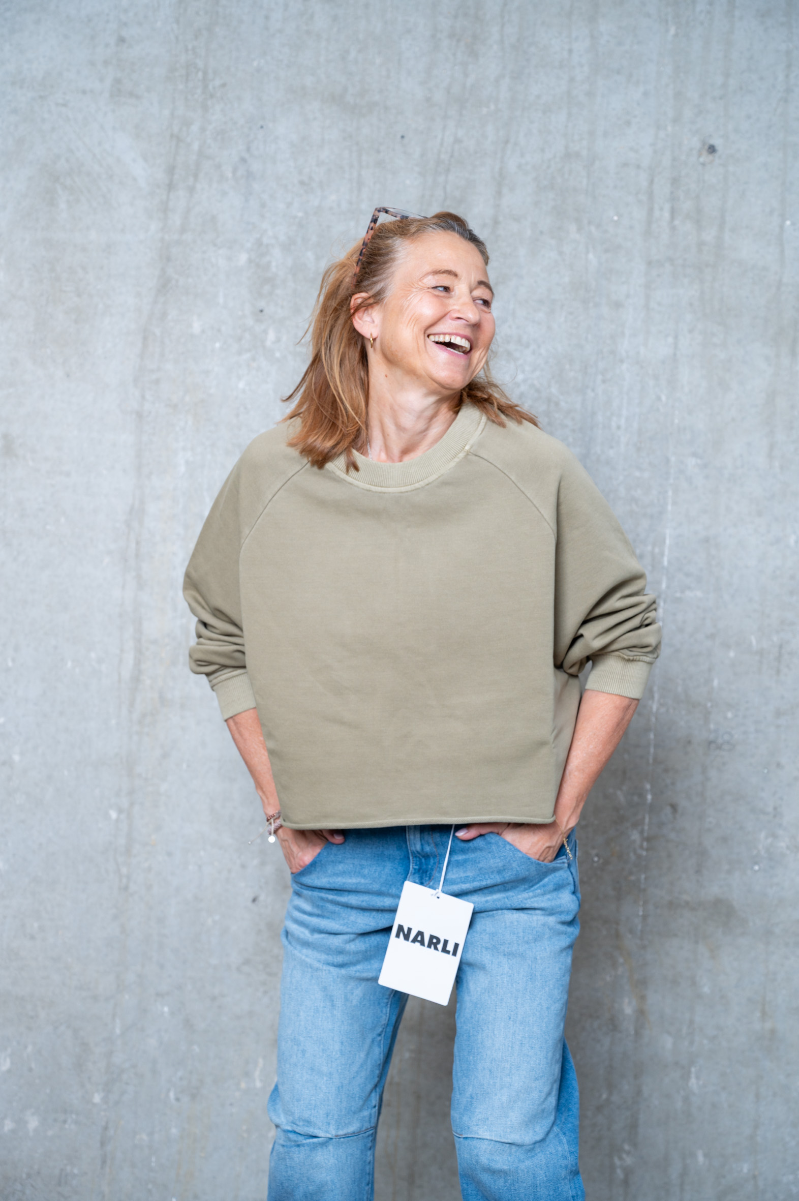 NARLI Sweat rundhals in 5 Farben