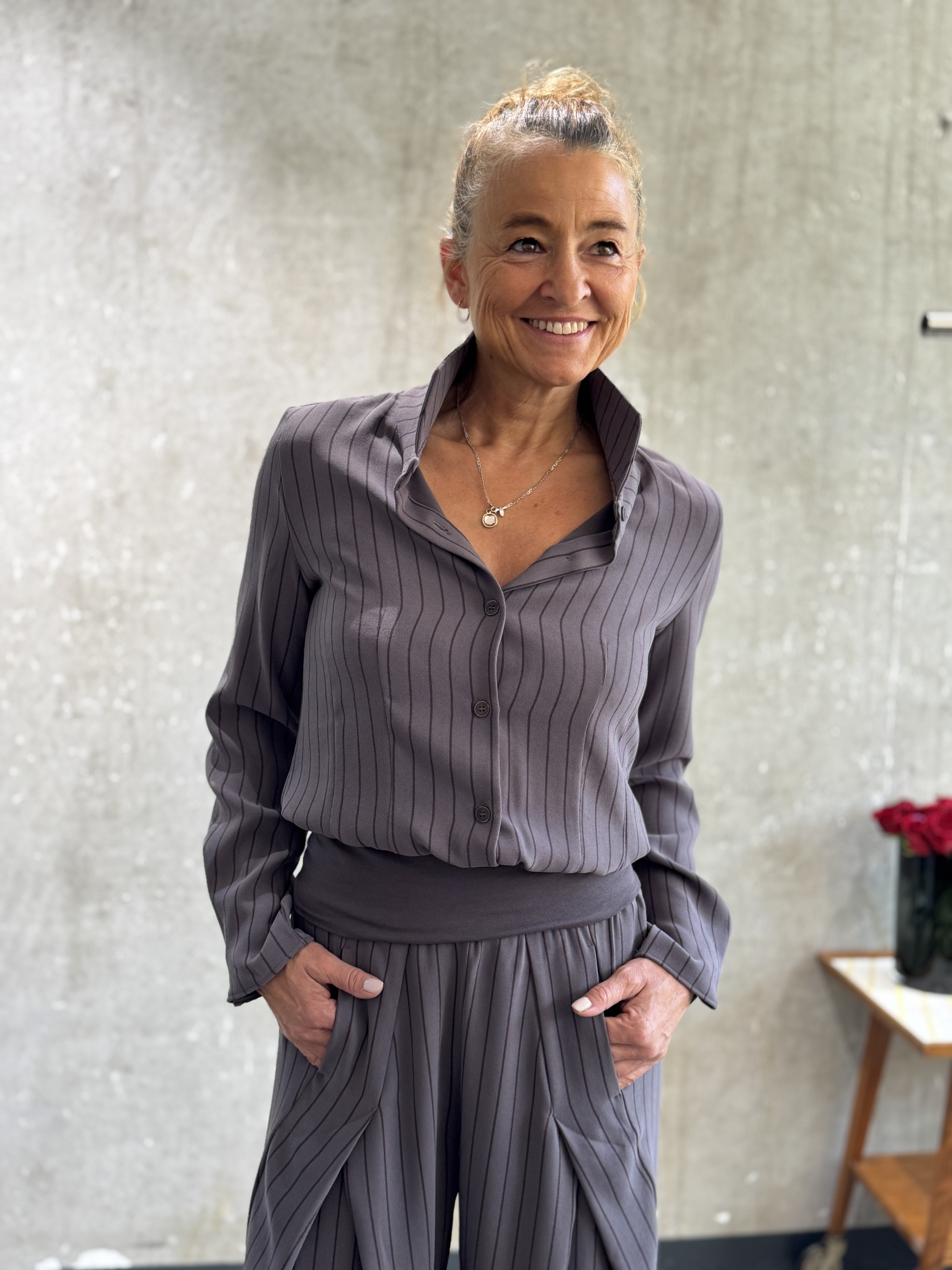 ANIA SCHIERHOLT Bluse 3118/48 stripe