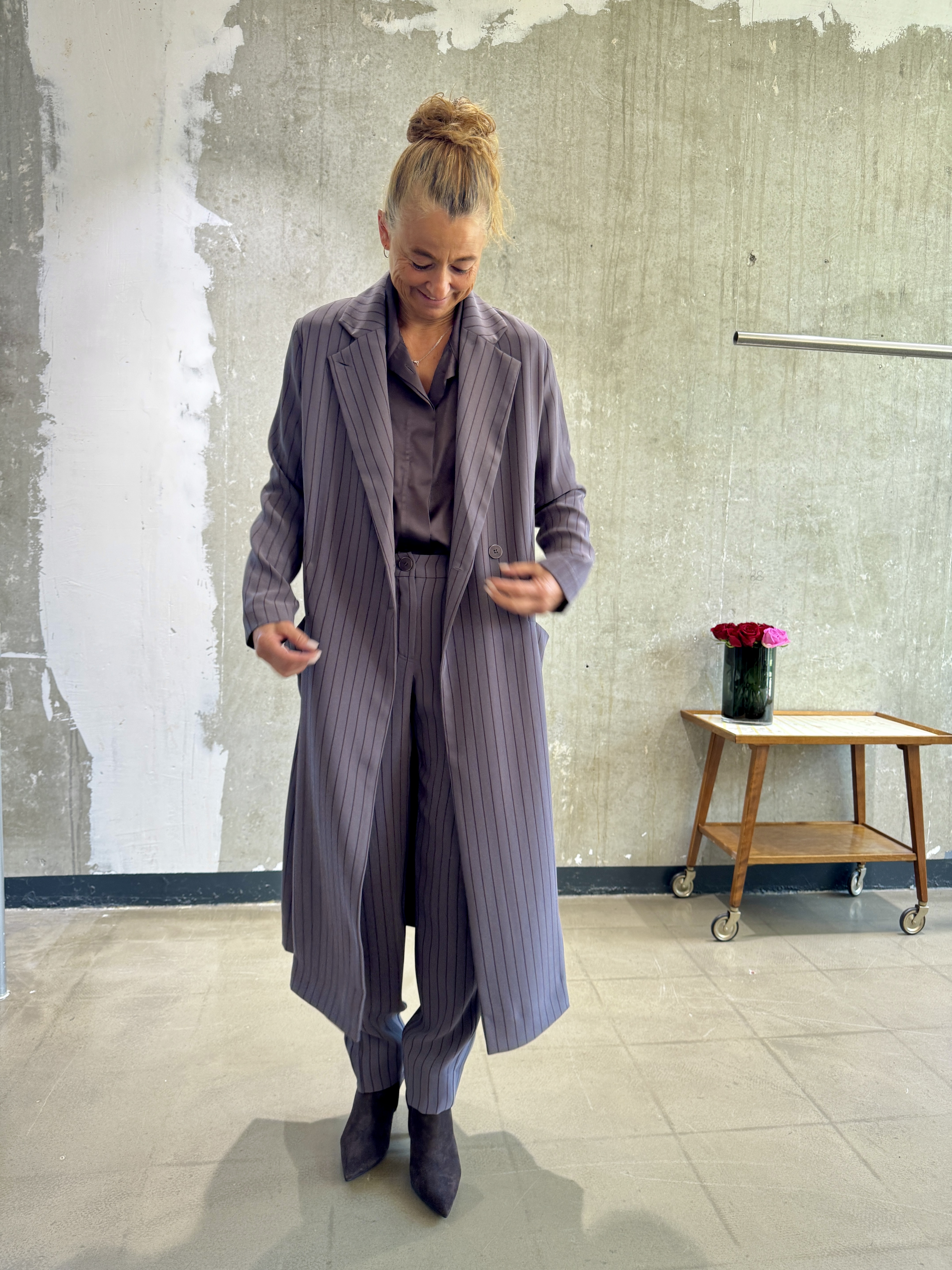 ANIA SCHIERHOLT Mantel 3163/48 stripe