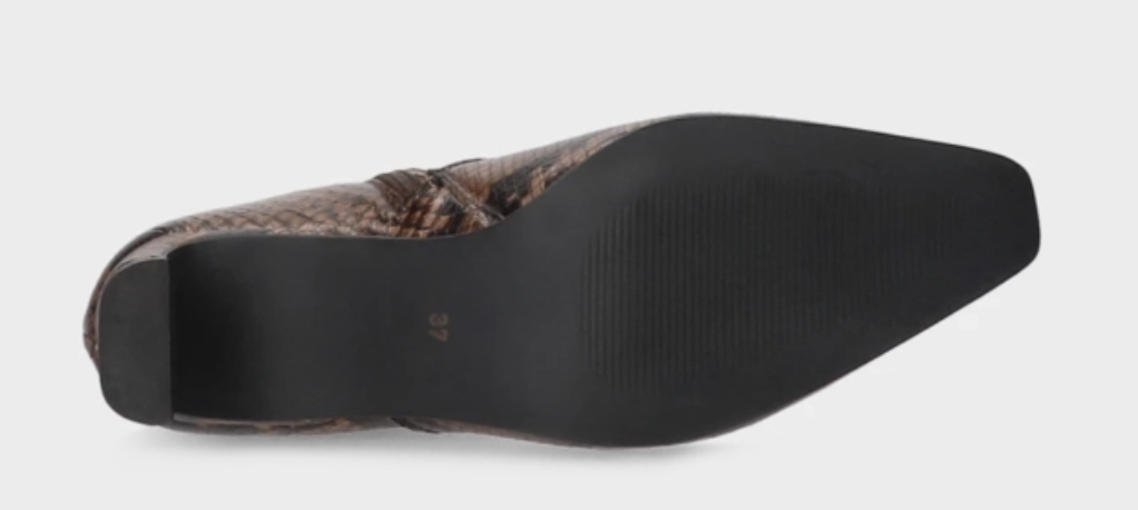 COPENHAGEN STUDIOS CPH296 snake leather brown