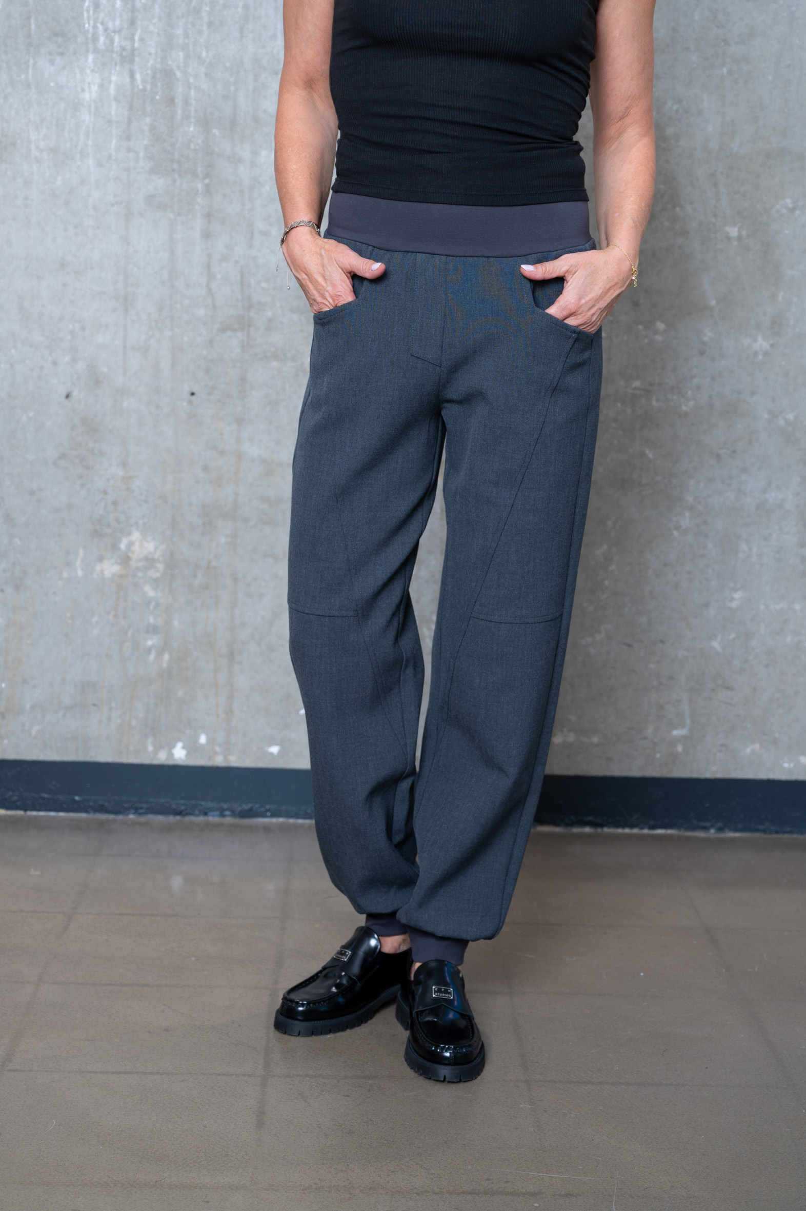 ANIA SCHIERHOLT Hose 3383/69 anthra