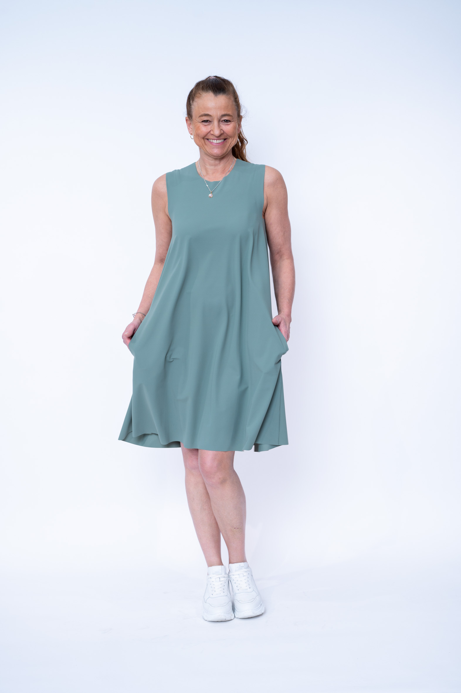 SASSENBACH_STYLE Kleid LOLITA Salbei