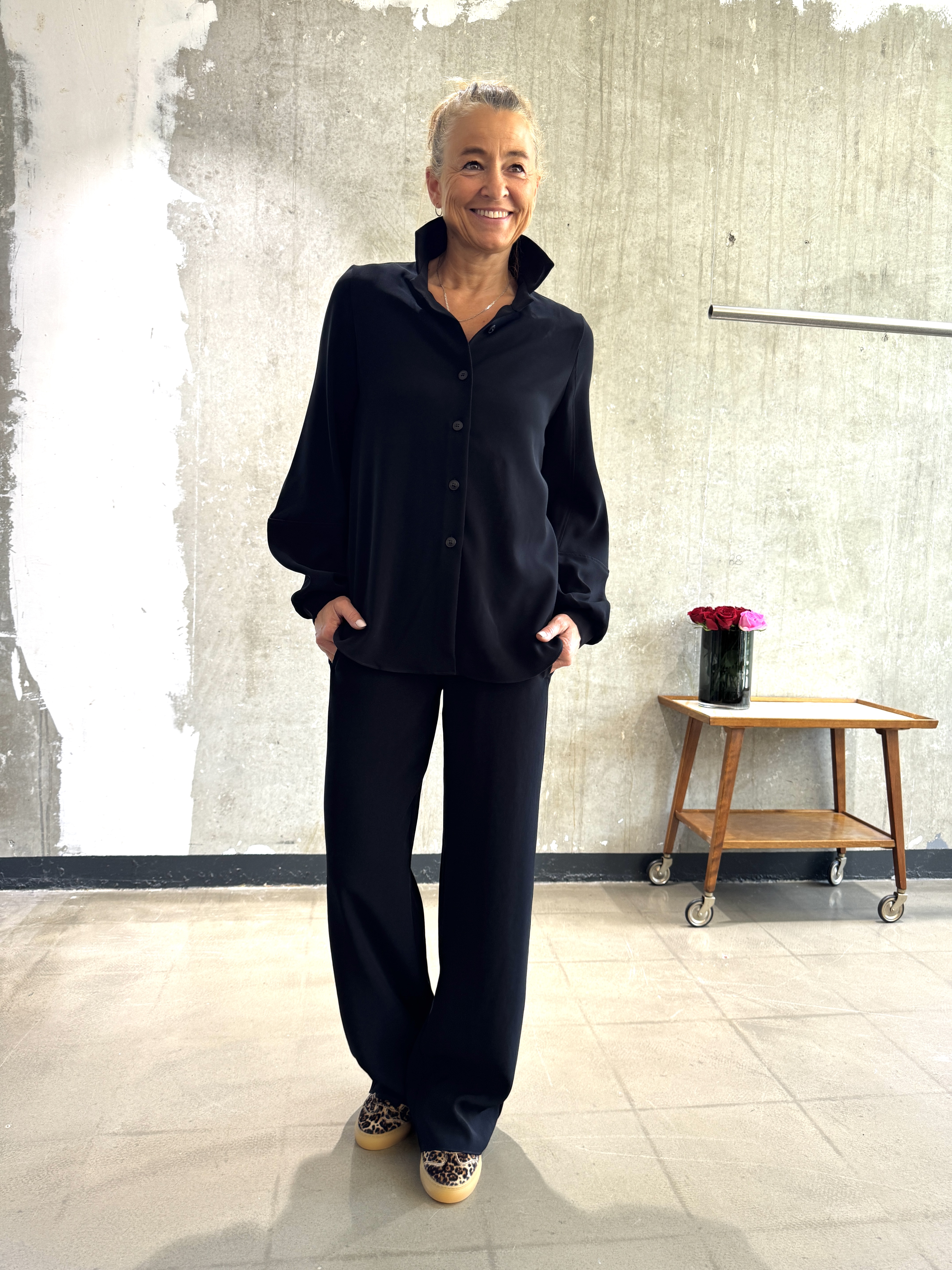 Ania Schierholt Bluse 3113/61 schwarz