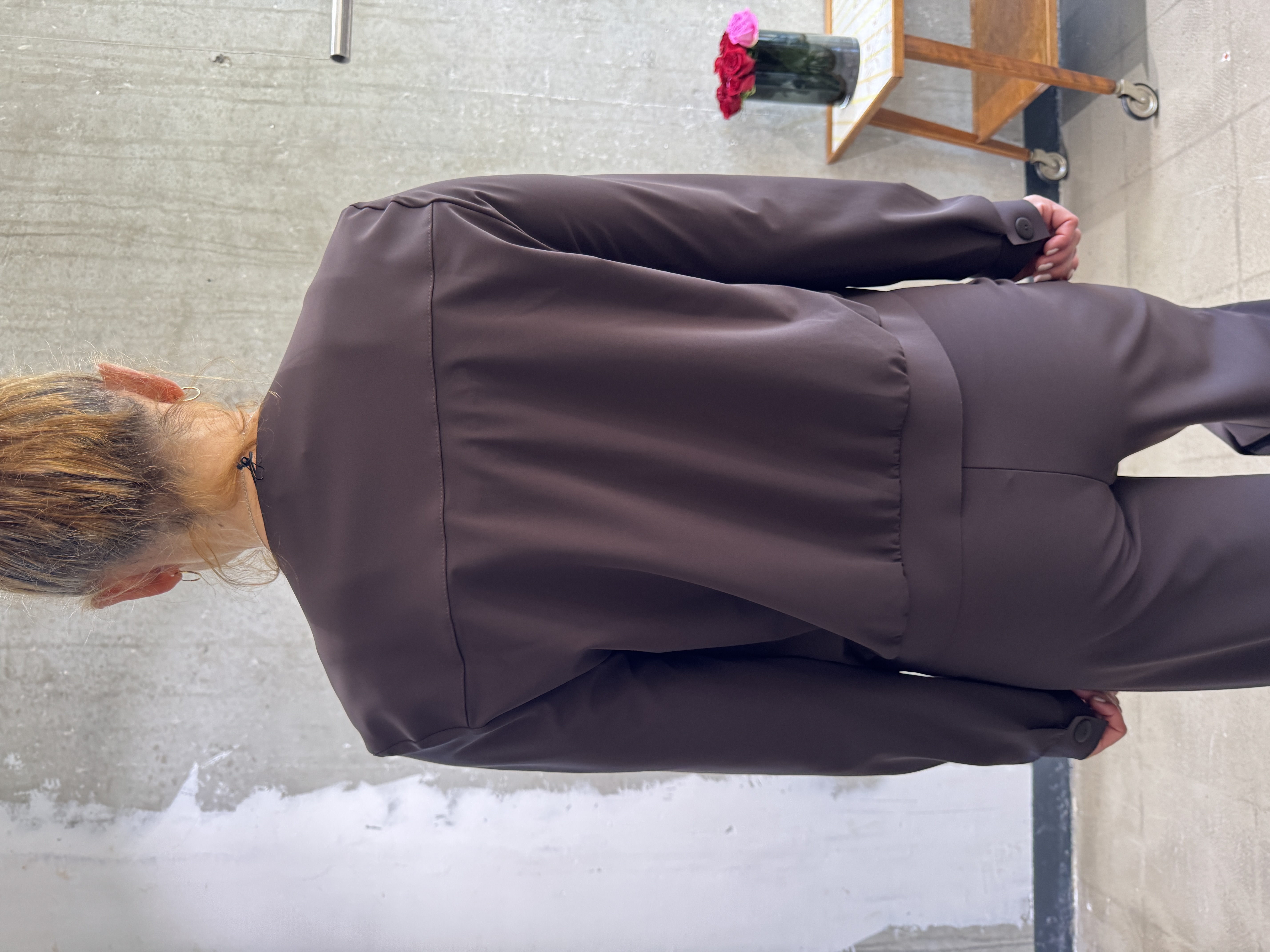 SASSENBACH_Style Jacke HANNA schoko & kreide