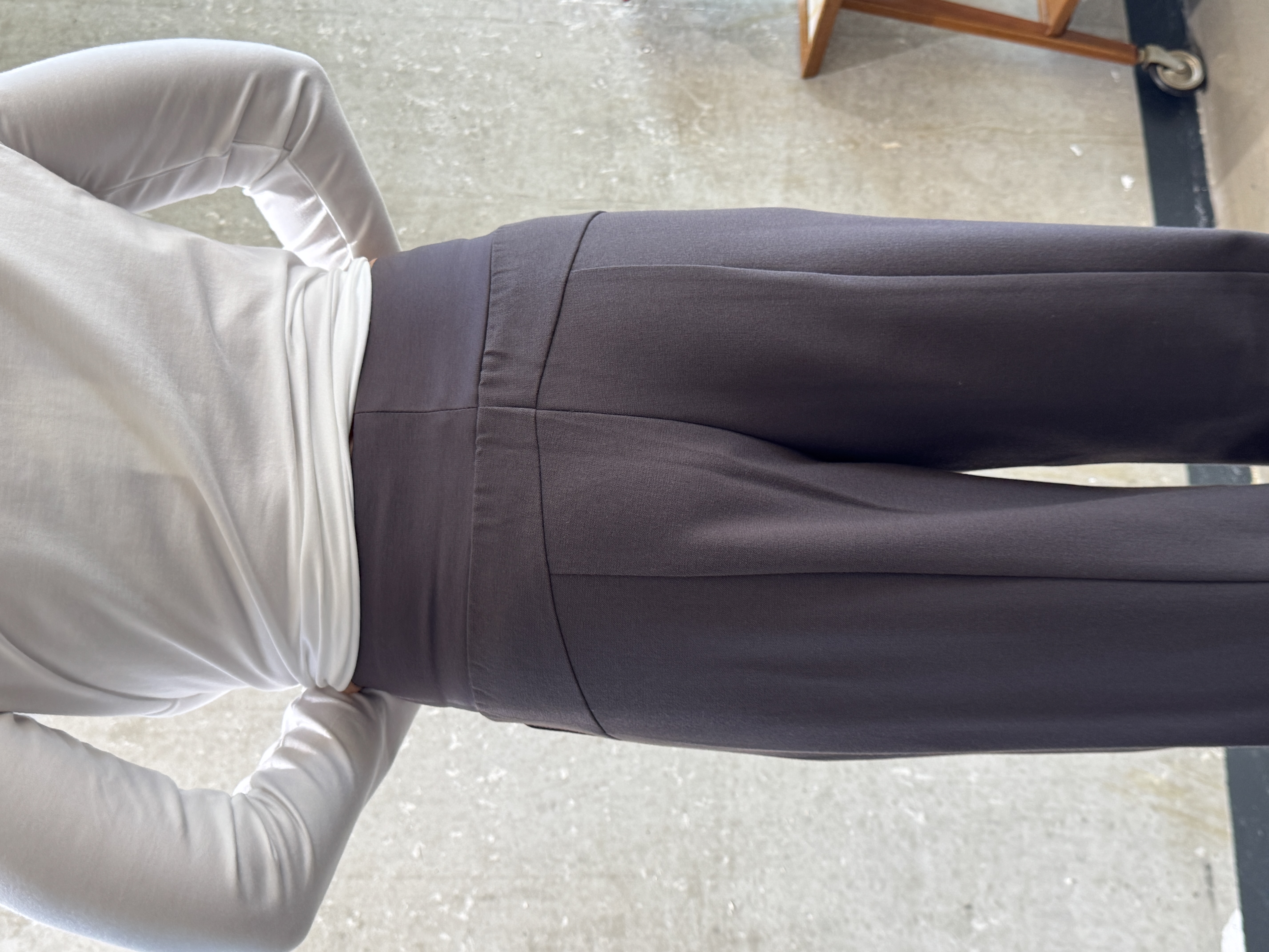 ANIA SCHIERHOLT Hose 3184/51 mauve + schwarz