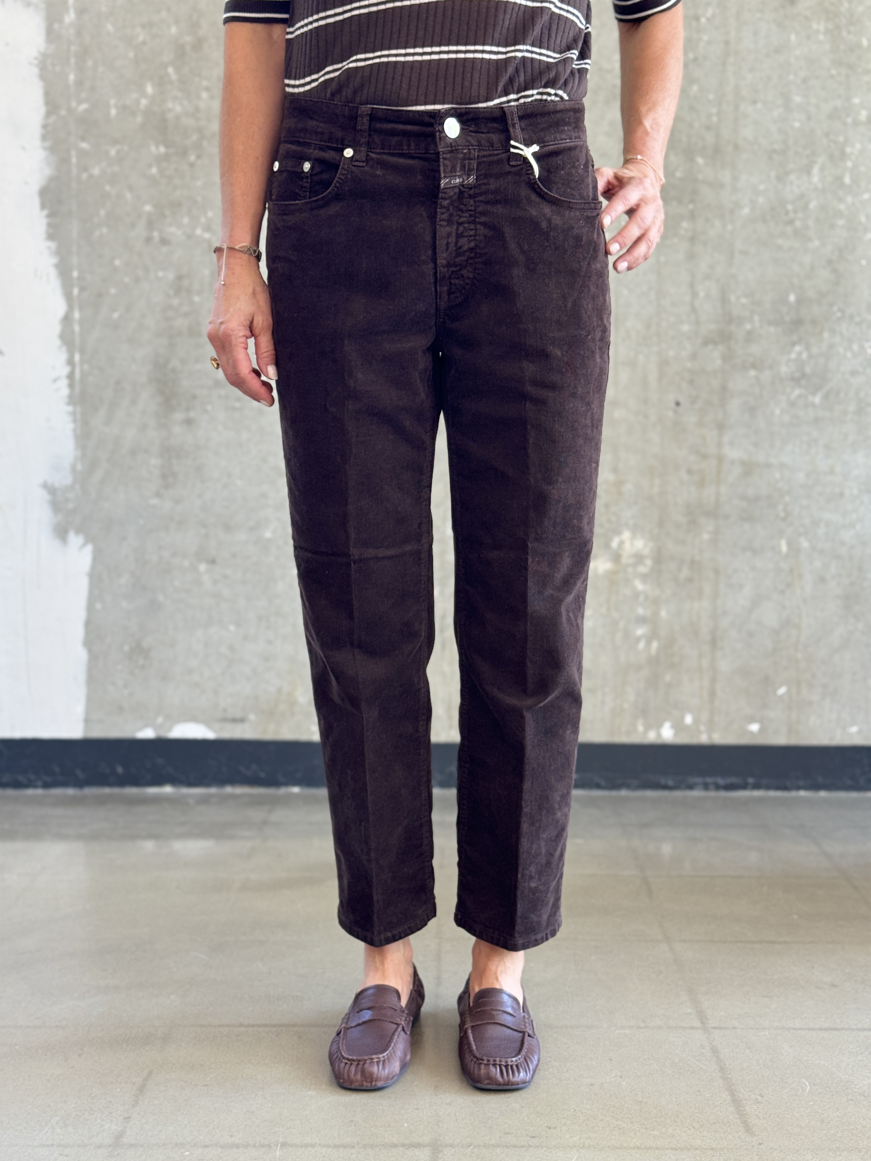 CLOSED Hose MILO braun