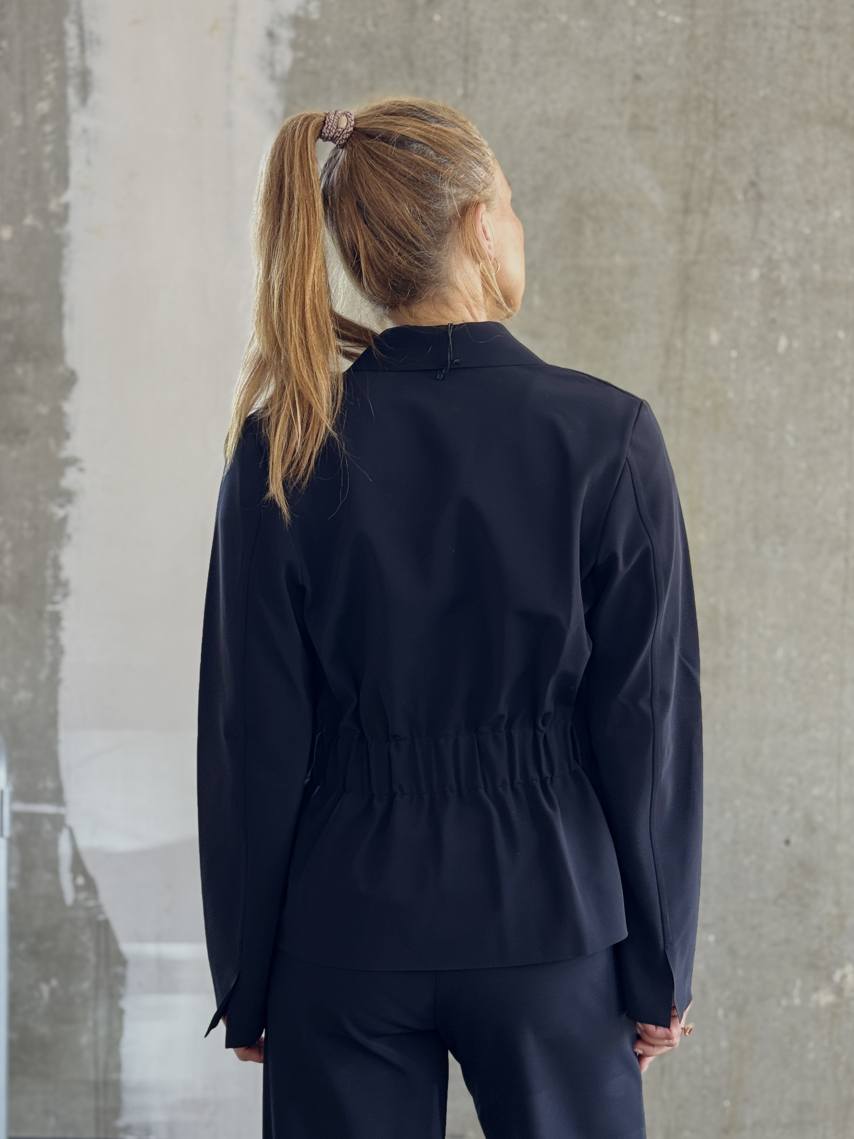 SASSENBACH_Style Jacke NATI schwarz & schoko