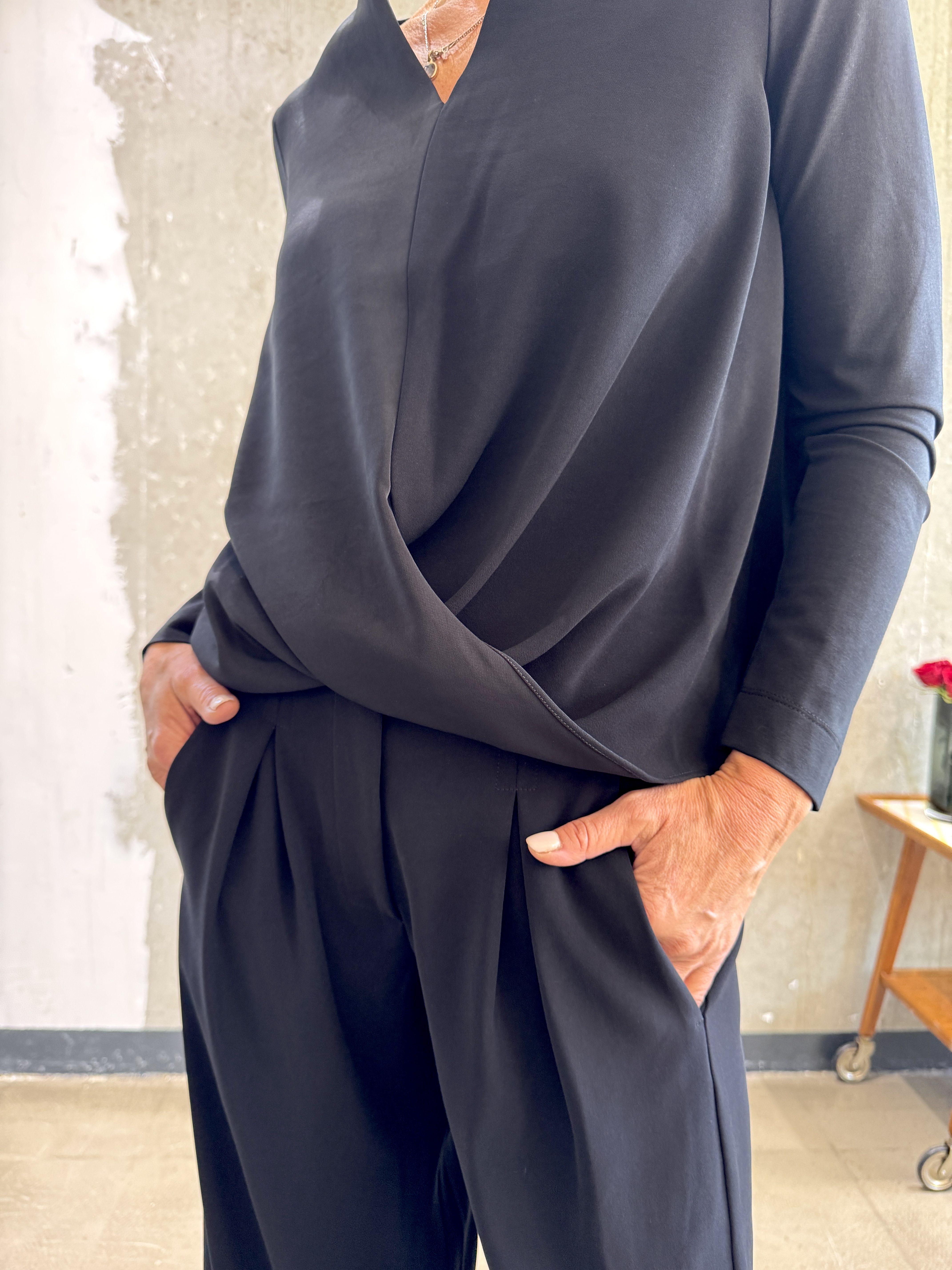 ANIA SCHIERHOLT Bluse 3111/61 schwarz