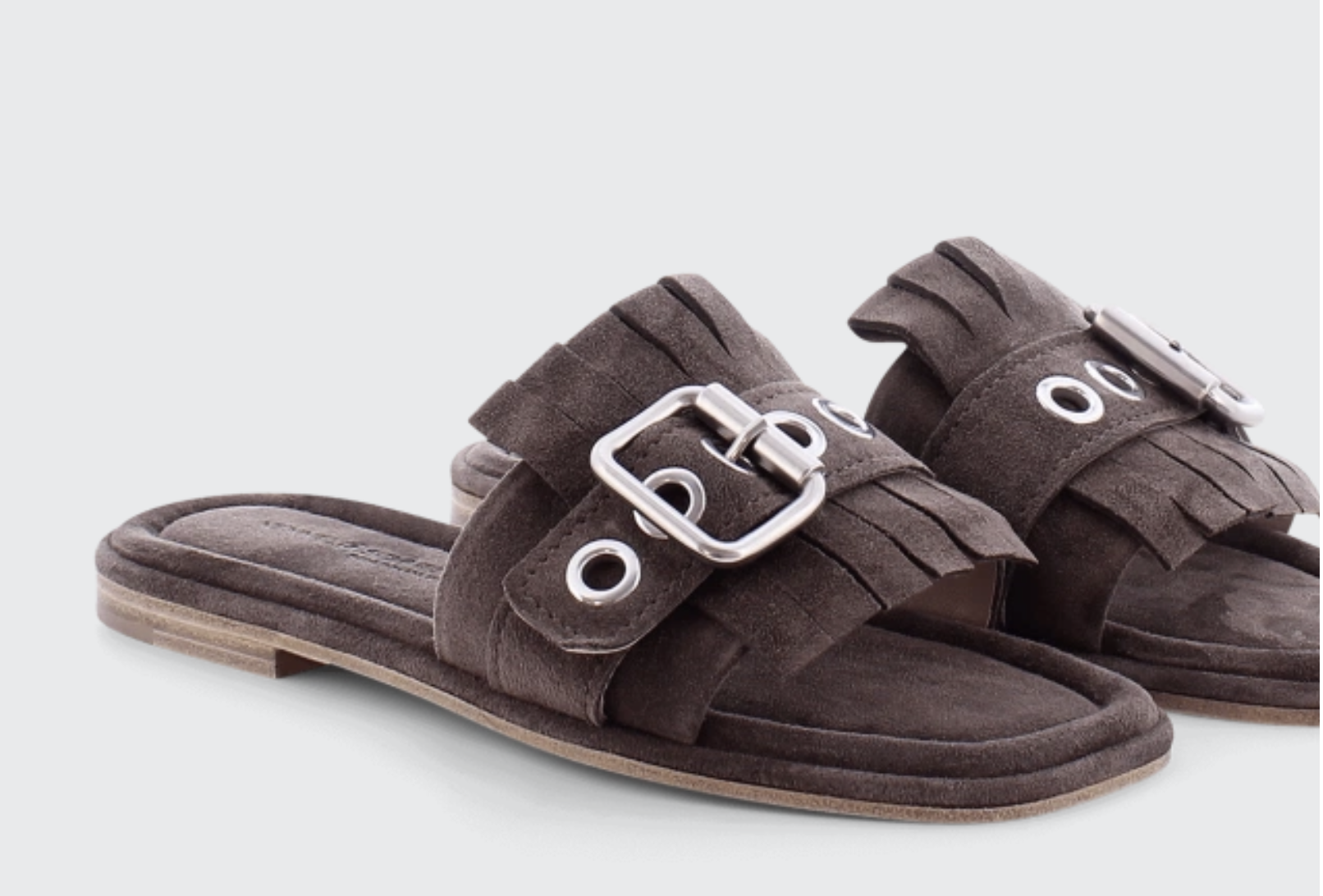 KENNEL & SCHMENGER Pantolette in 2 Farben:  LYA nuts/silver & coco/silver